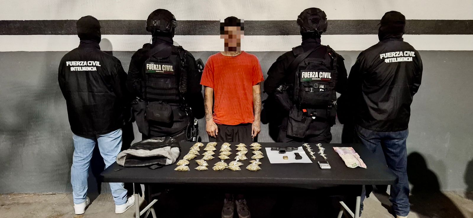 Detienen a menor armado y con droga en El Carmen