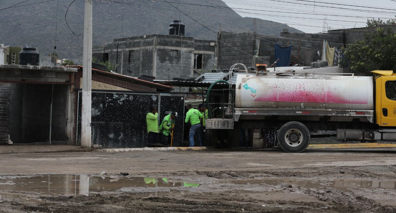 Continúa apoyo a sectores afectados por lluvias en Saltillo