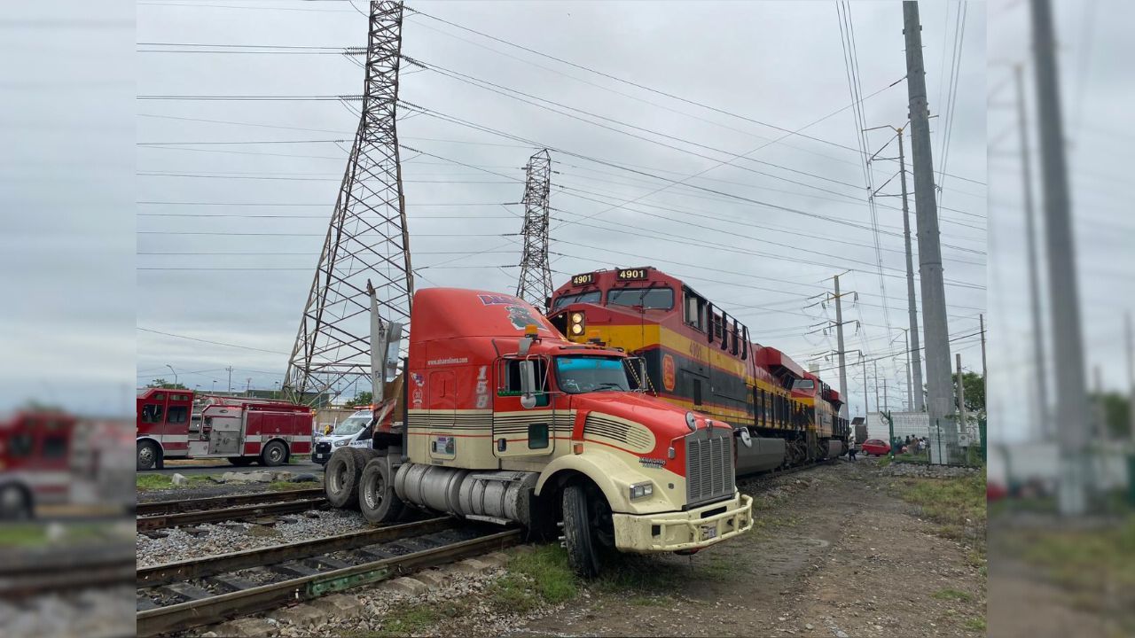 Dos choques con trenes en menos de dos horas en Monterrey