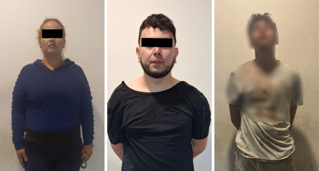 Detienen a dos adultos y un menor por robo de vehículos