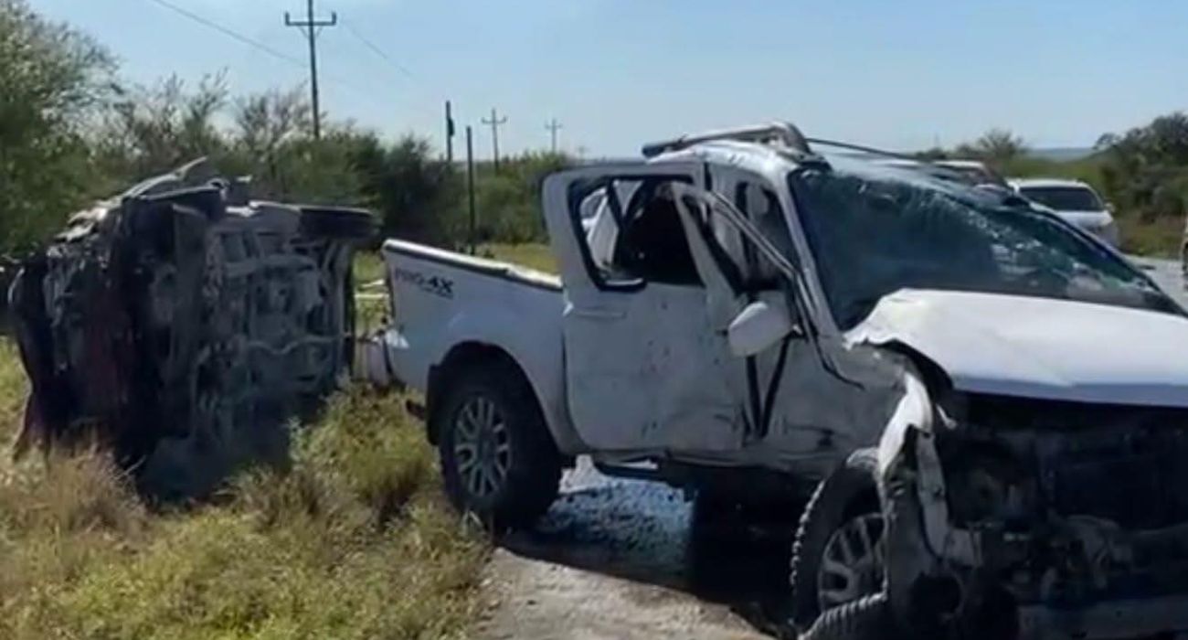 Choque múltiple deja sin vida a dos menores en Victoria–Matamoros
