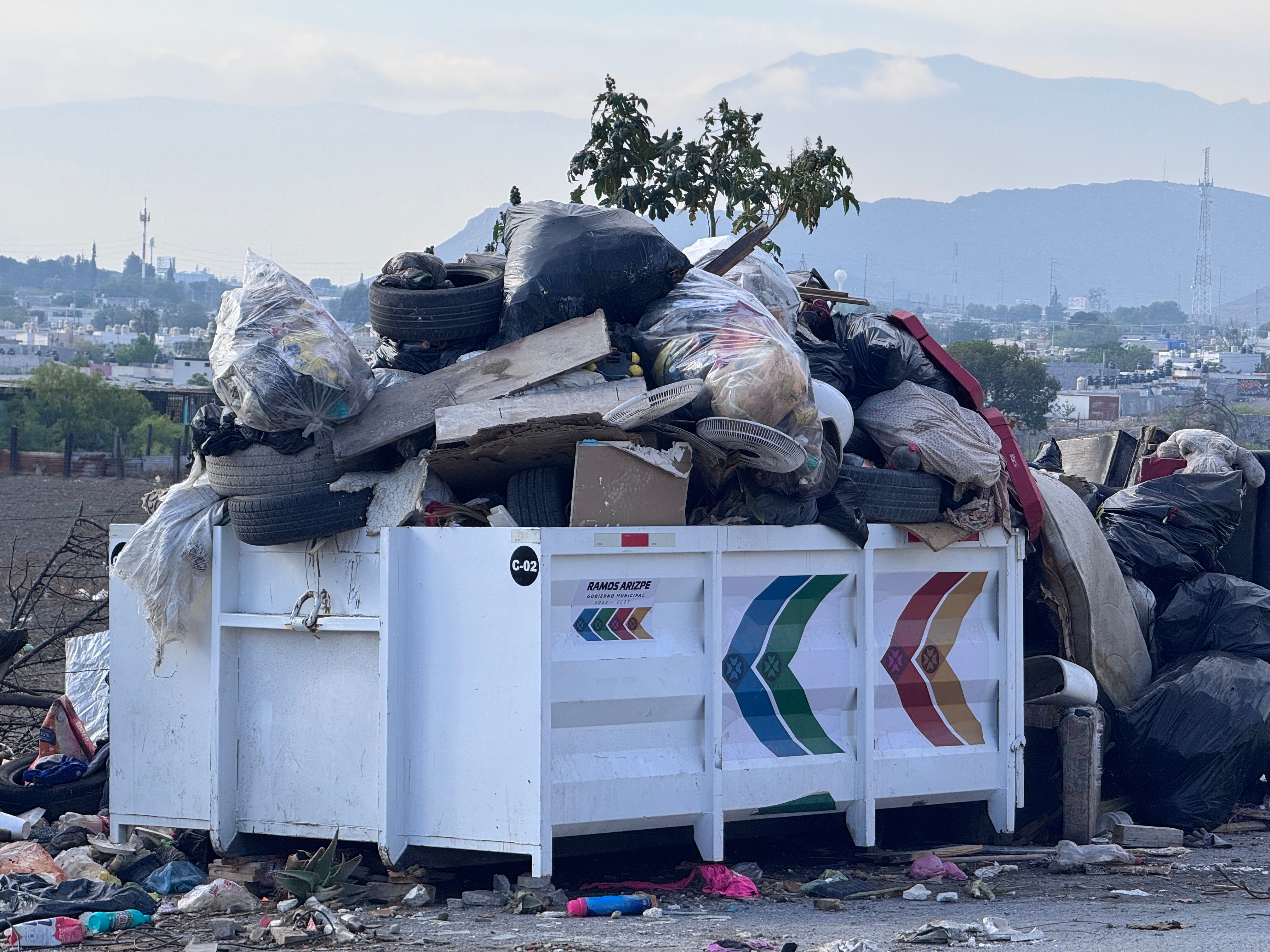 Instalan contenedores especiales y reducen basura en Ramos Arizpe