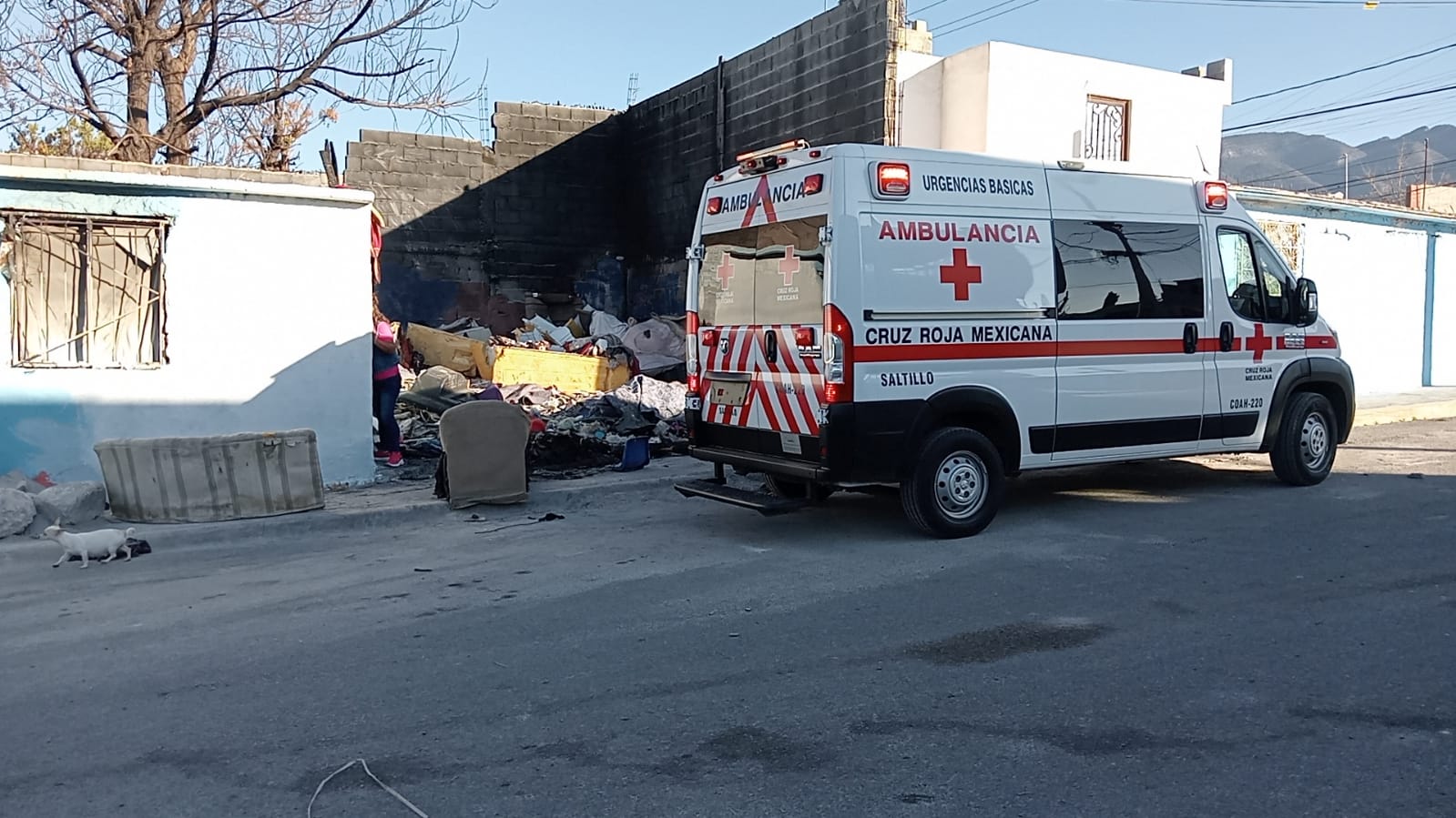 Hombre sufre quemaduras en la colonia Nueva Tlaxcala
