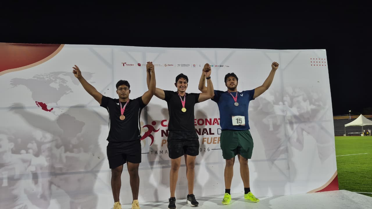 Suma Tamaulipas cuatro medallas en campeonato de atletismo