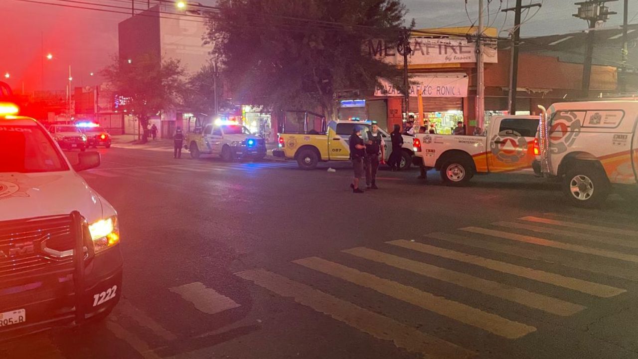 Ataque a balazos deja tres heridos en el centro de Monterrey
