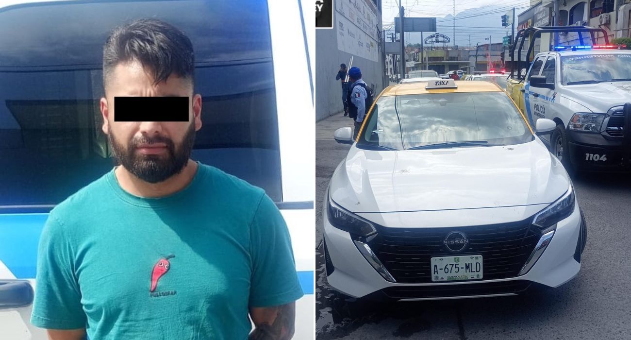 Detienen a hombre por circular en taxi con reporte de robo