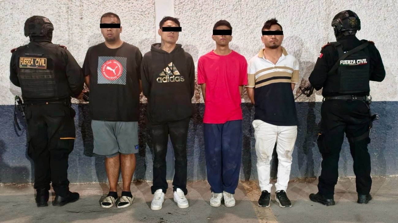 Capturan a grupo criminal durante operativo en Guadalupe 