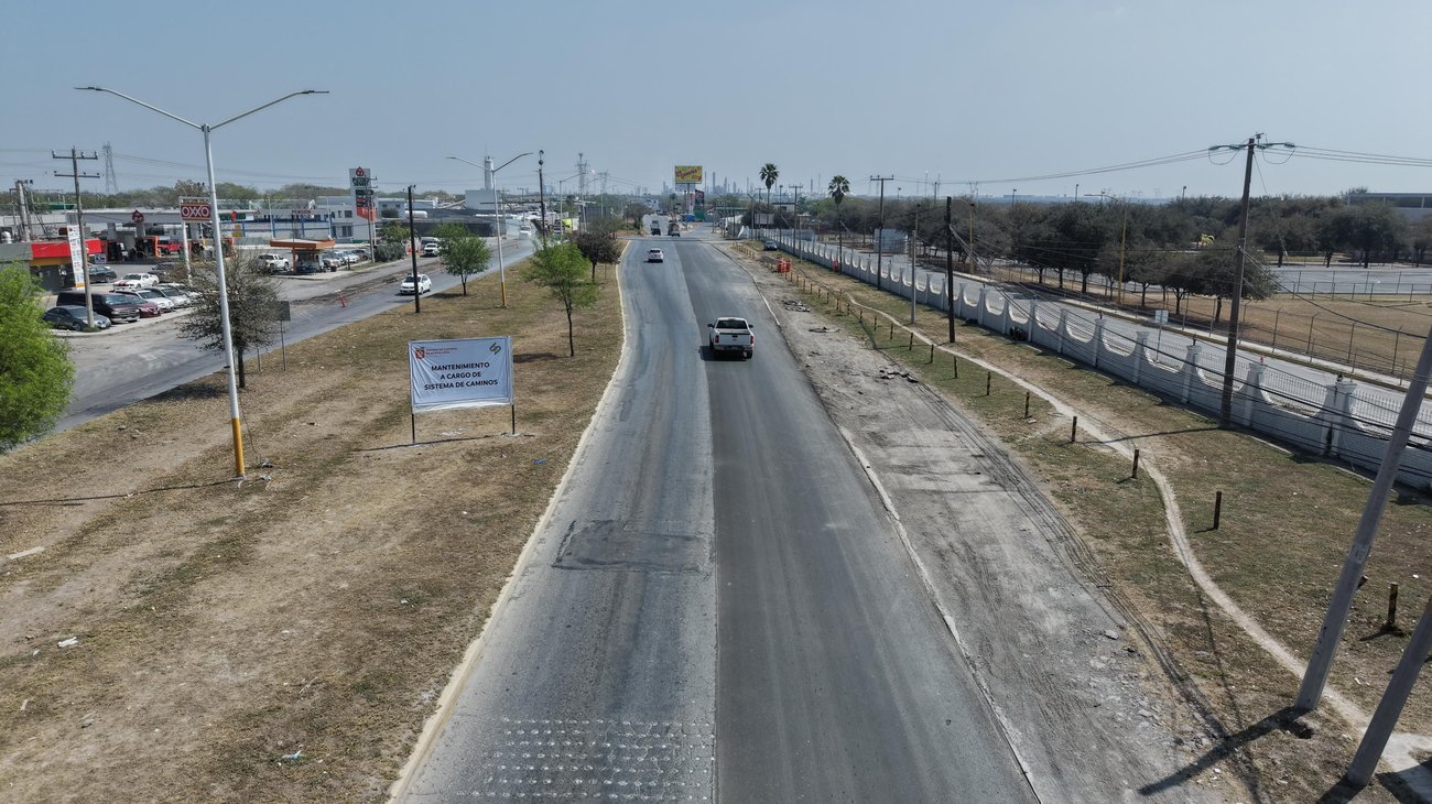 Avanza repavimentación de carretera Libre a Reynosa