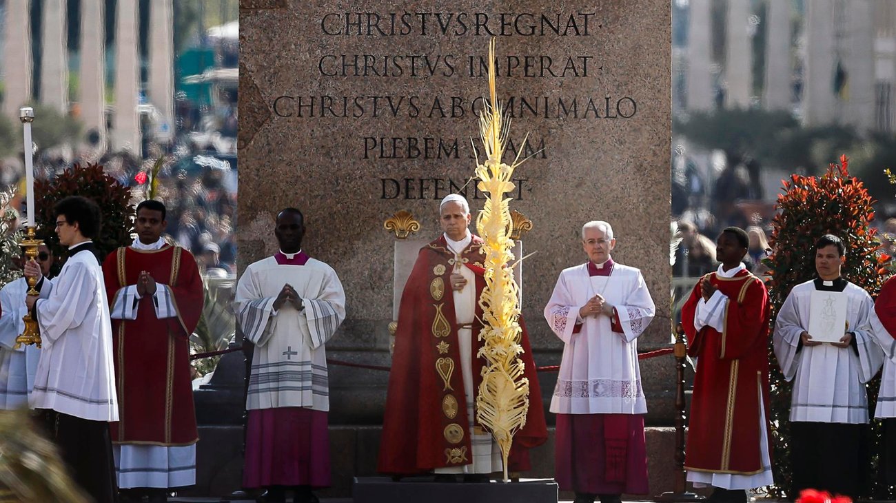 Papa León XIV clama por la paz en su primer Domingo de Ramos