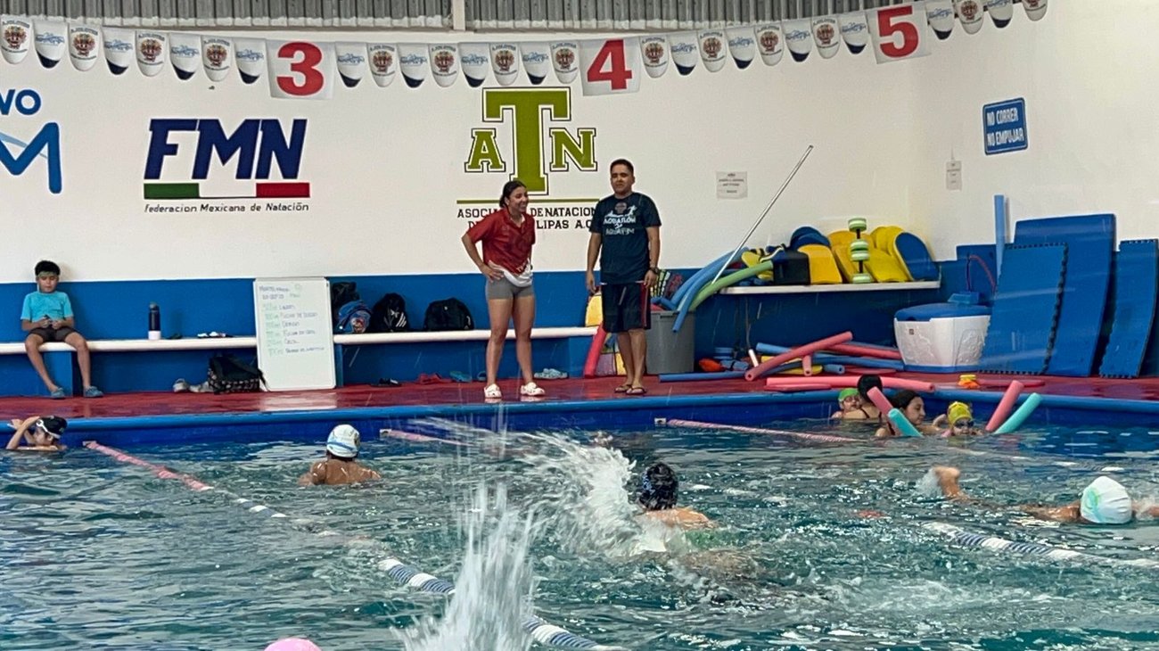 Ajolotes de Reynosa listos para torneo de natación en Matamoros