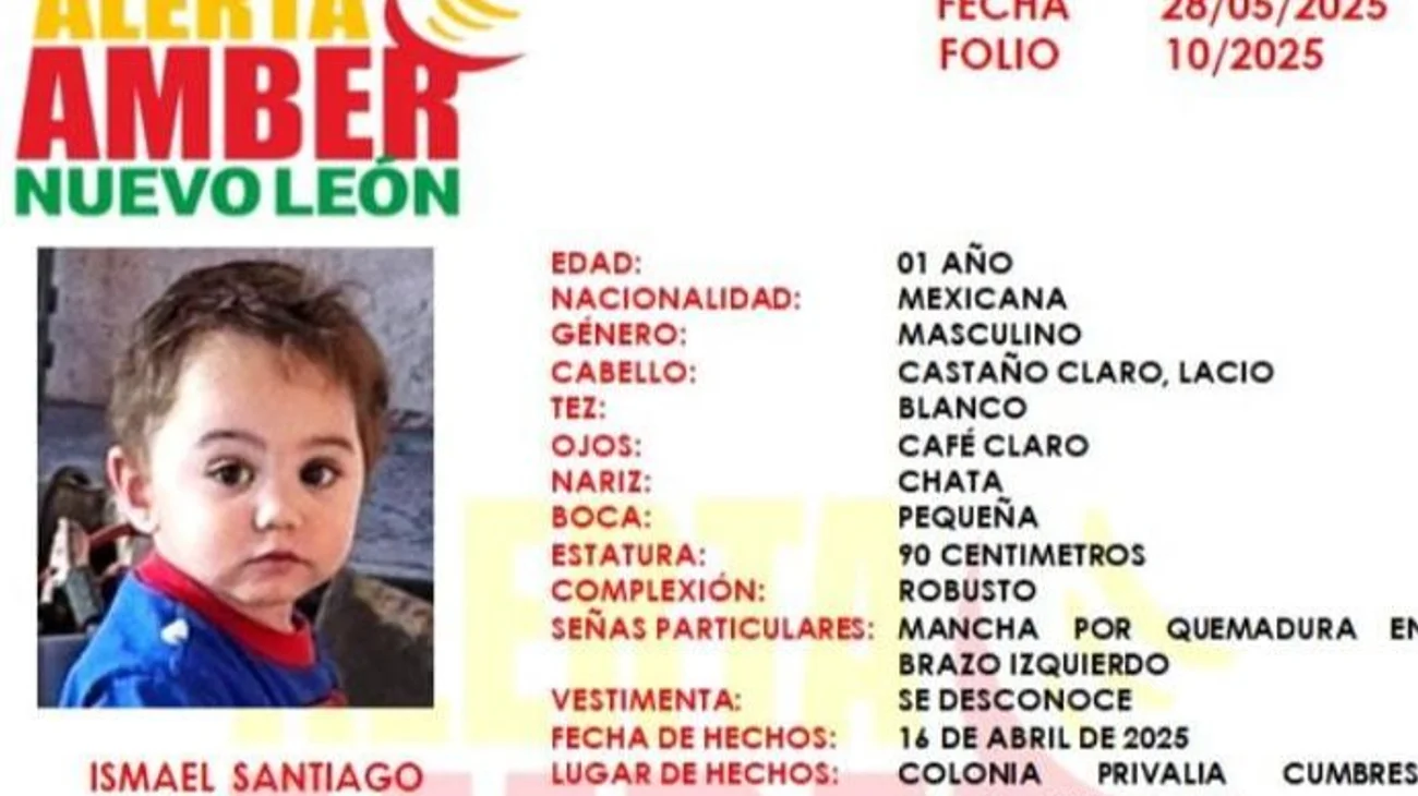 Emiten Alerta Amber por desaparición de menor en García 
