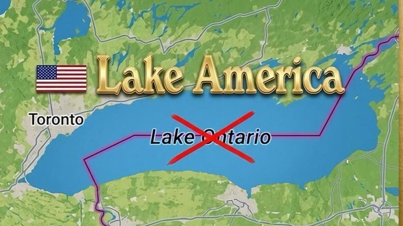 Amaga Trump con renombrar el Lago Ontario como América