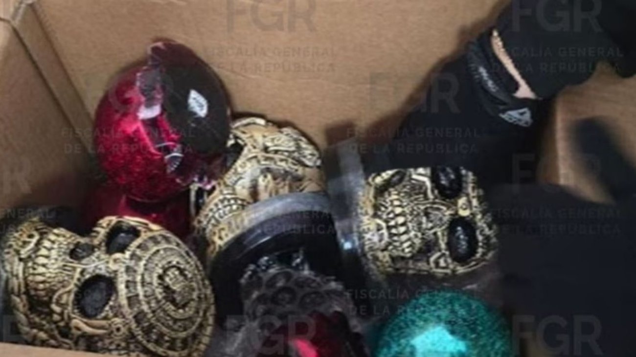 Decomisan droga oculta dentro de ornamentos en Jalisco