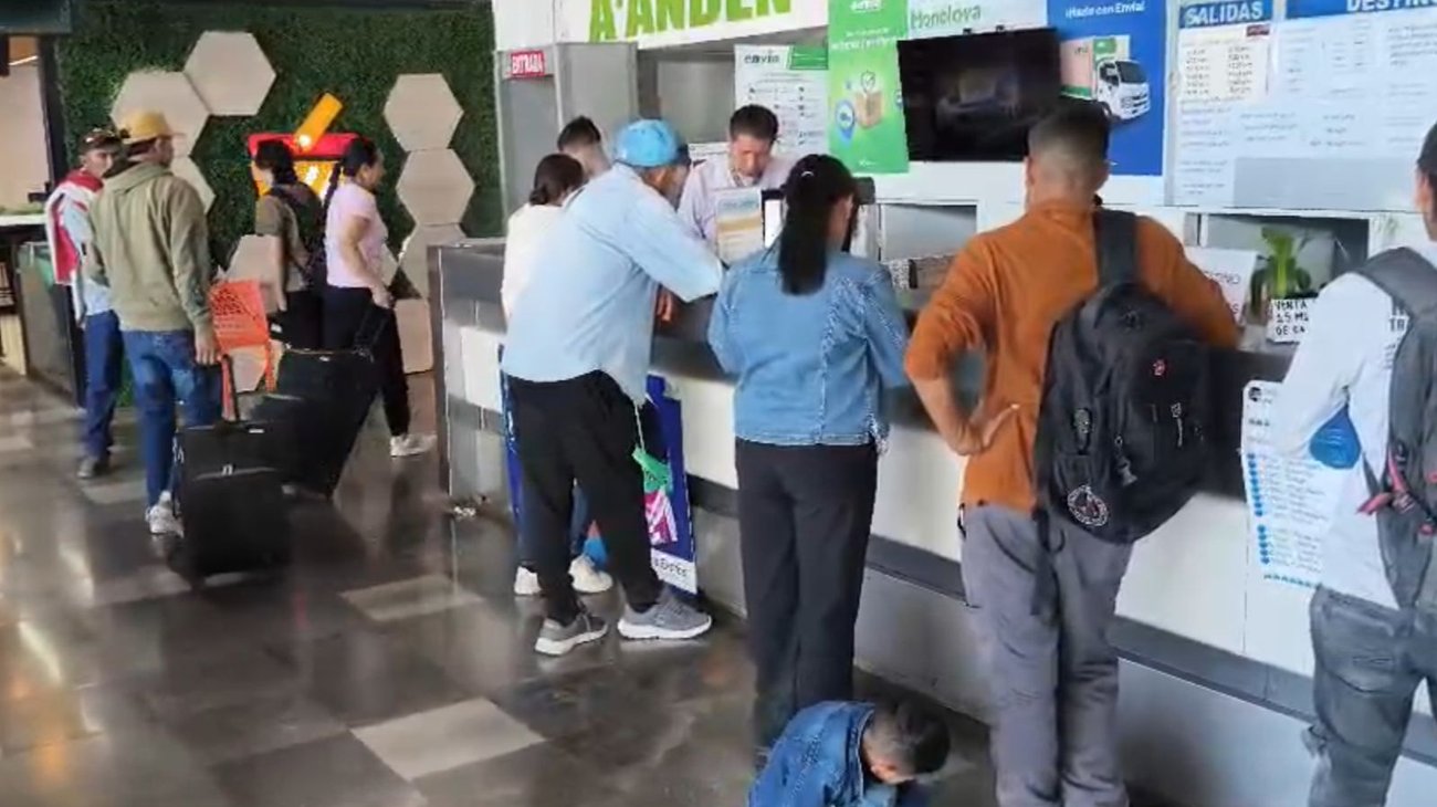 Registran mayor afluencia en terminales de autobuses en Saltillo