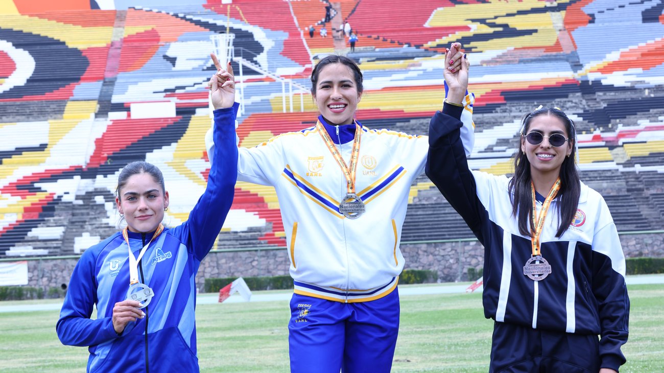 UANL arrasa con 23 medallas de oro en atletismo universitario