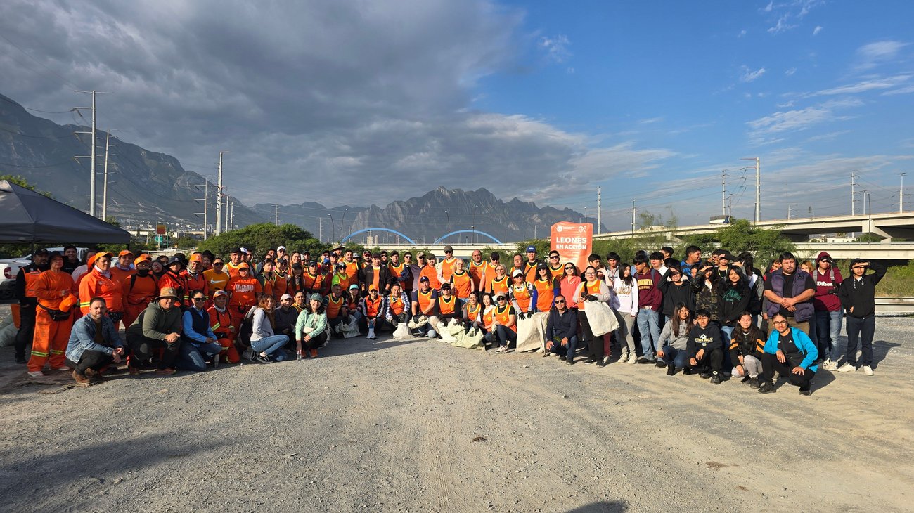 Alcanza 'Leones en Acción' 43 toneladas de desechos recolectados