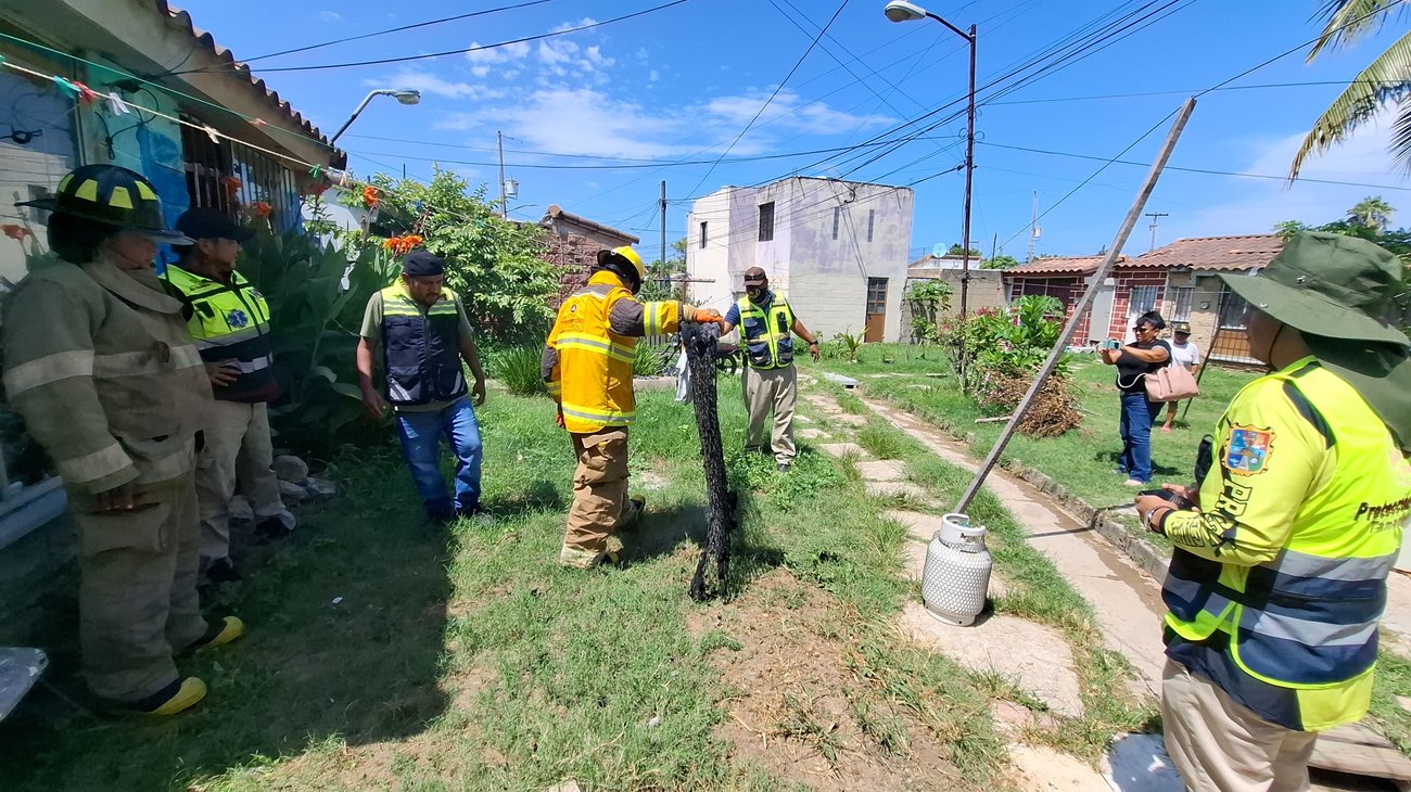 Dos niñas y su madre escapan de incendio en vivienda de Altamira
