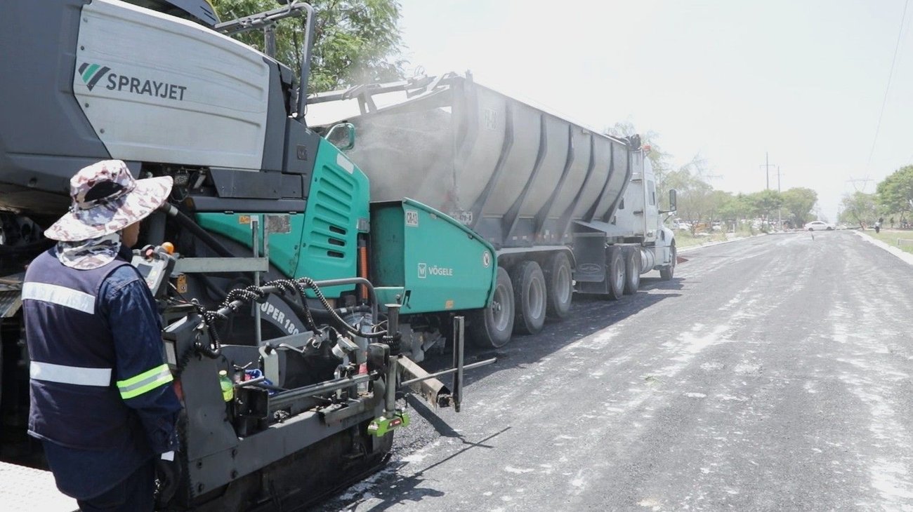 Obra de avenida Constitución avanza en la colonia Alianza Real