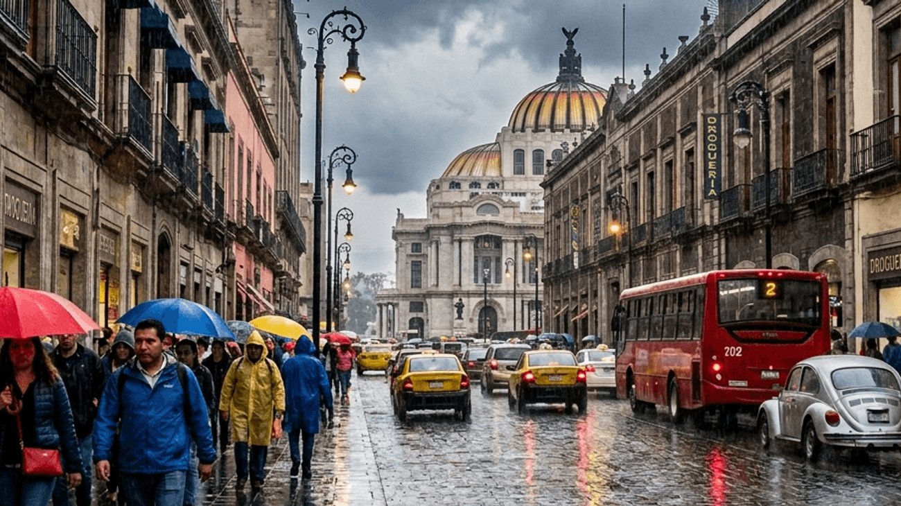 Alertan por lluvias intensas y riesgo de inundaciones en México