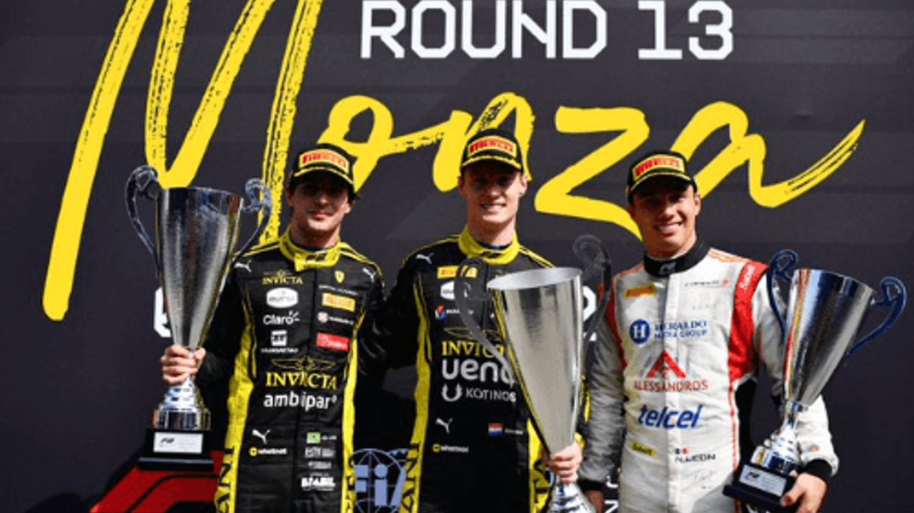 Noel León logra tercer lugar en la Fórmula 2 en Monza