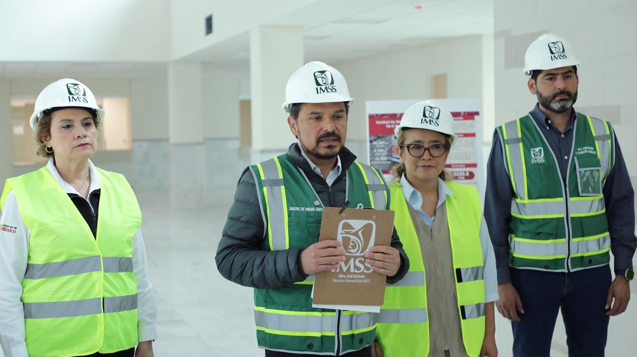 IMSS supervisa avance de nueva clínica en Juárez, NL