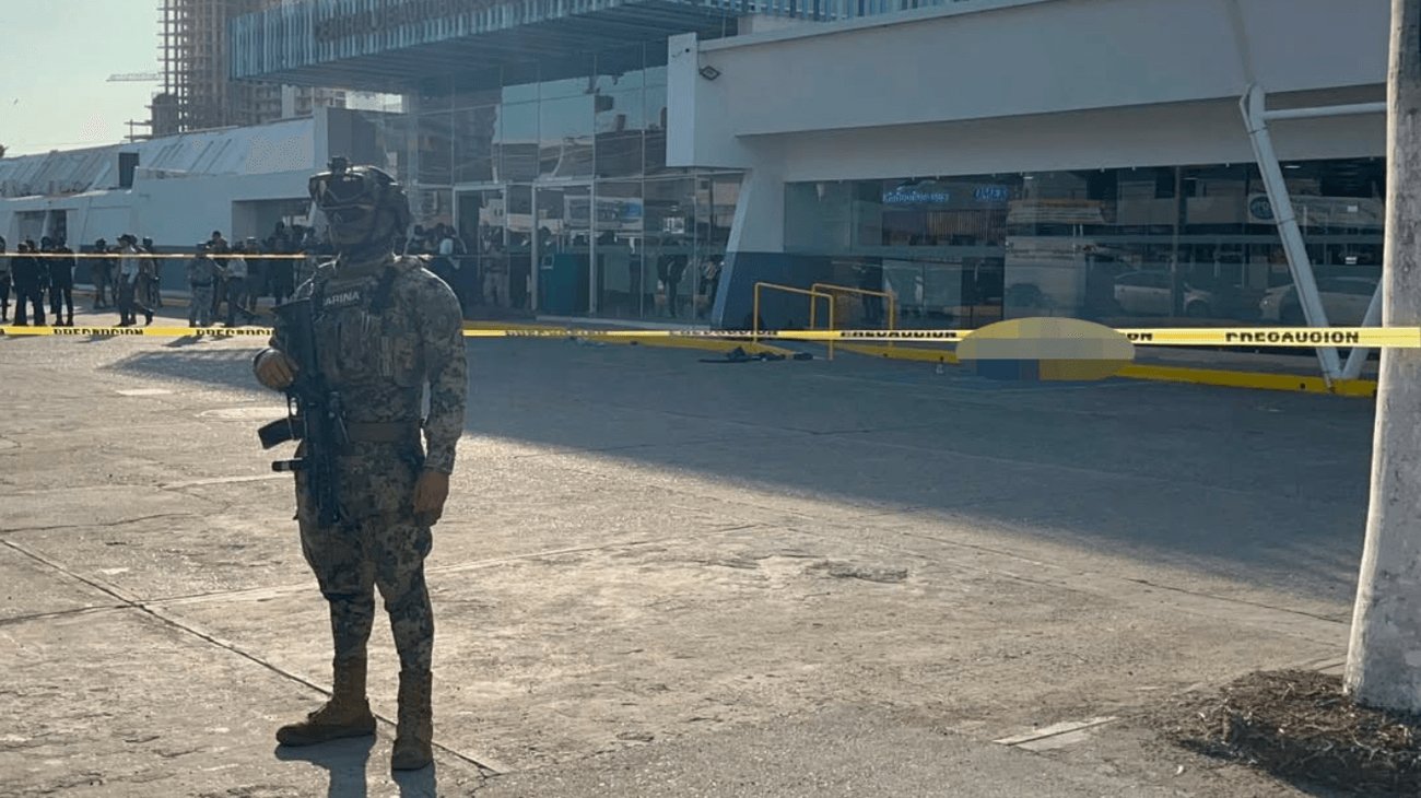 Balacera en antigua central de Mazatlán deja un fallecido