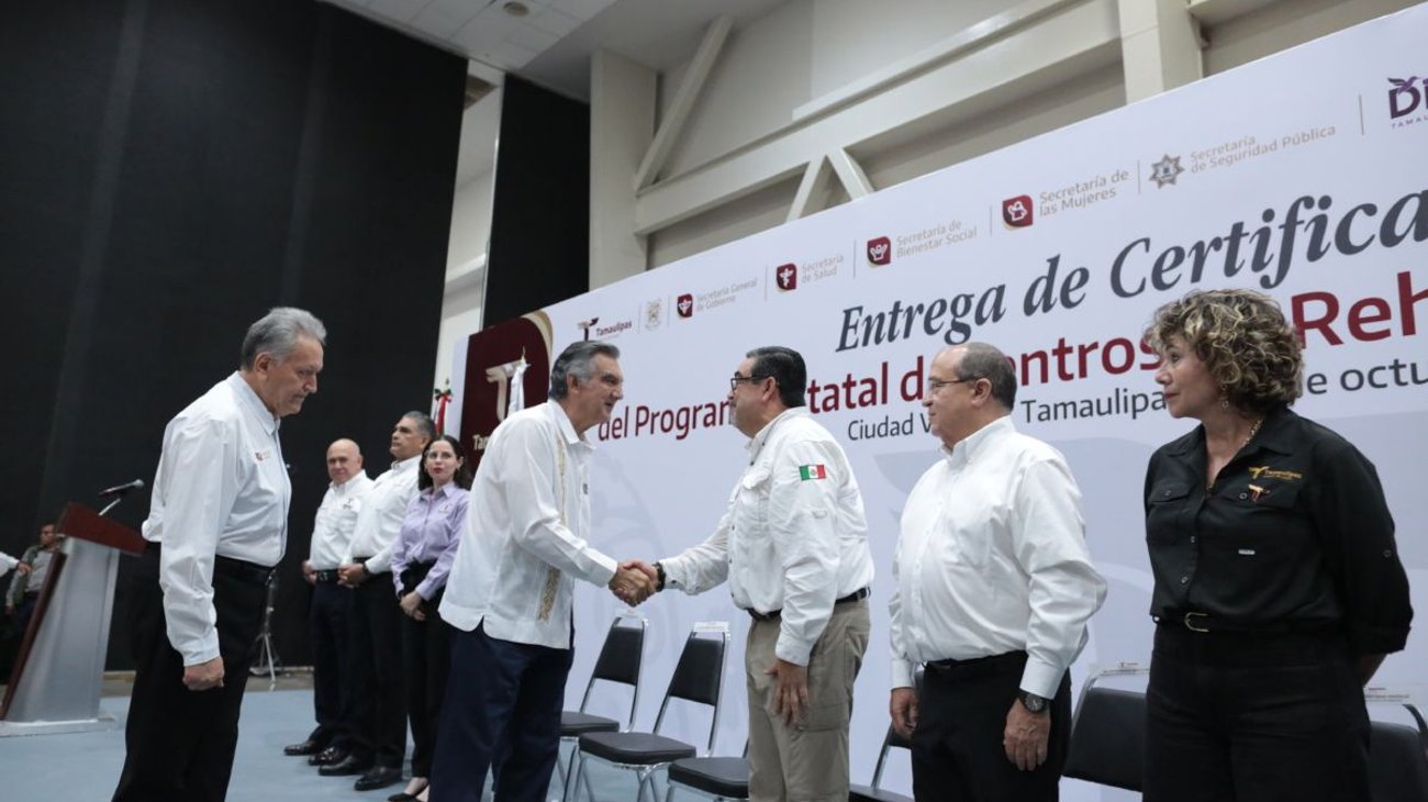 Tamaulipas será referente en regularización de rehabilitación
