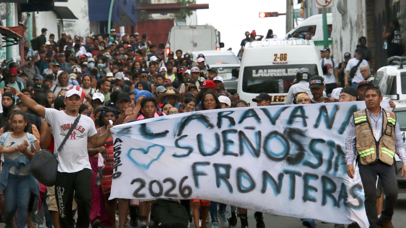 Migrantes salen de Chiapas por 'pocas oportunidades' y van a EUA