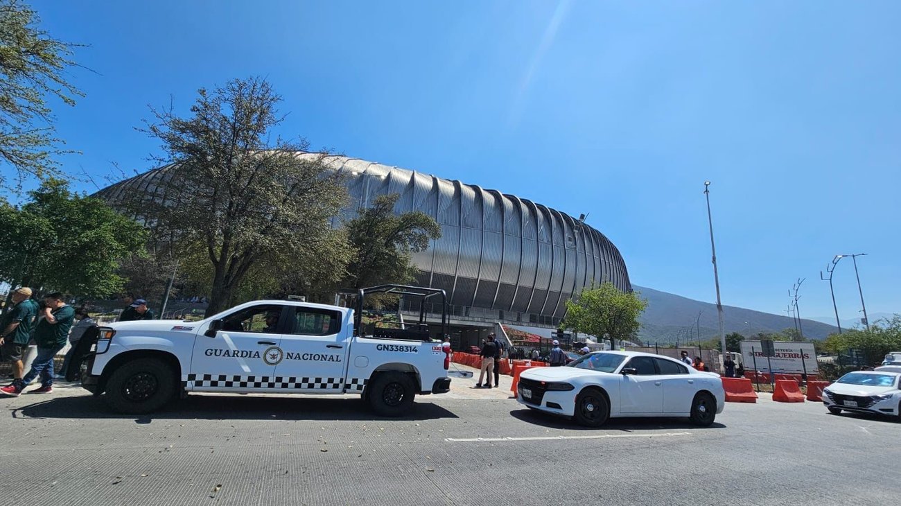 Operativo rodea el estadio Monterrey por repechaje del Mundial