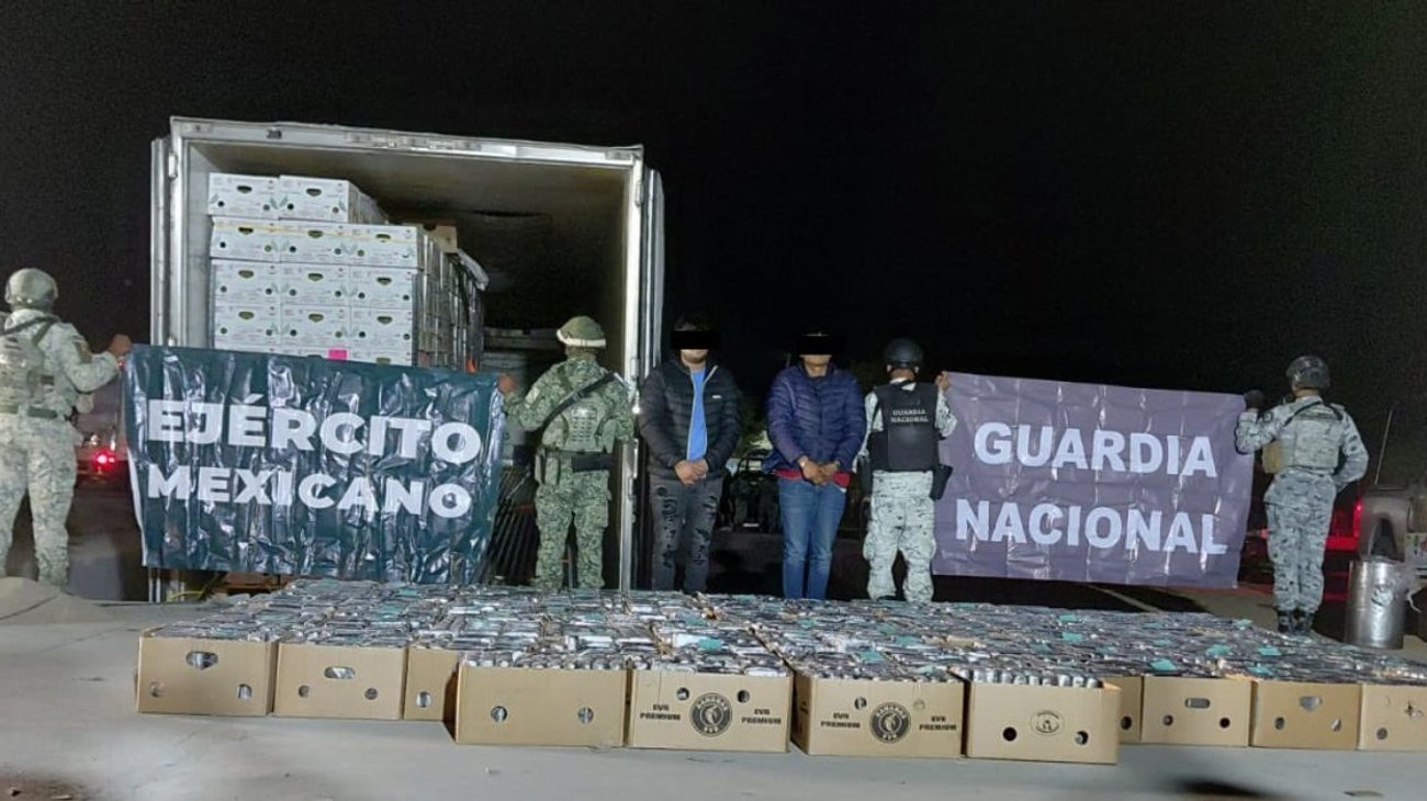 Autoridades aseguran casi 2 toneladas de cocaína en Sonora