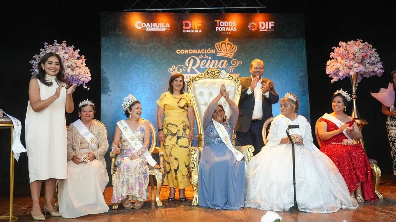 Eligen a Reina de las Personas Adultas Mayores en Ramos Arizpe