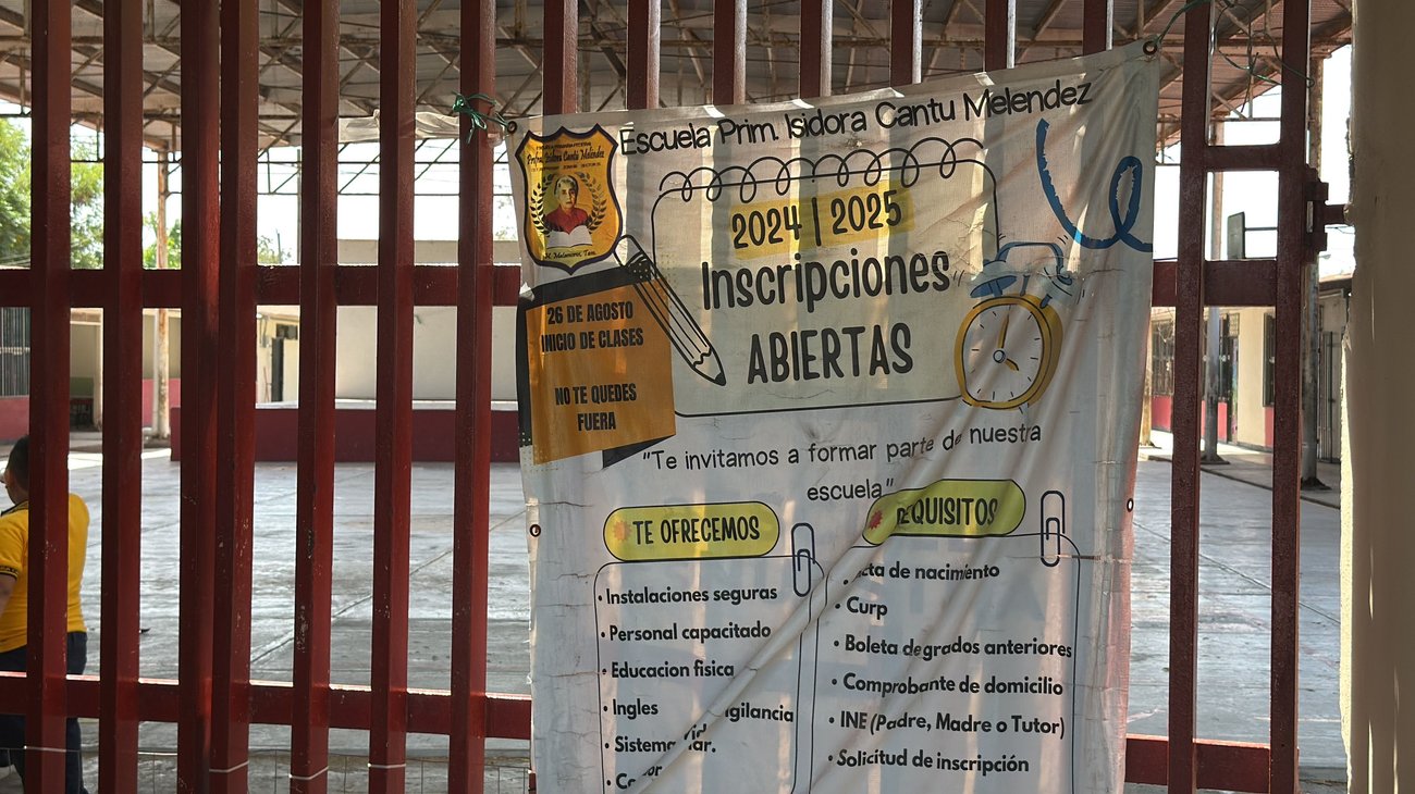 Primaria enfrenta falta de maestros desde hace meses en Matamoros