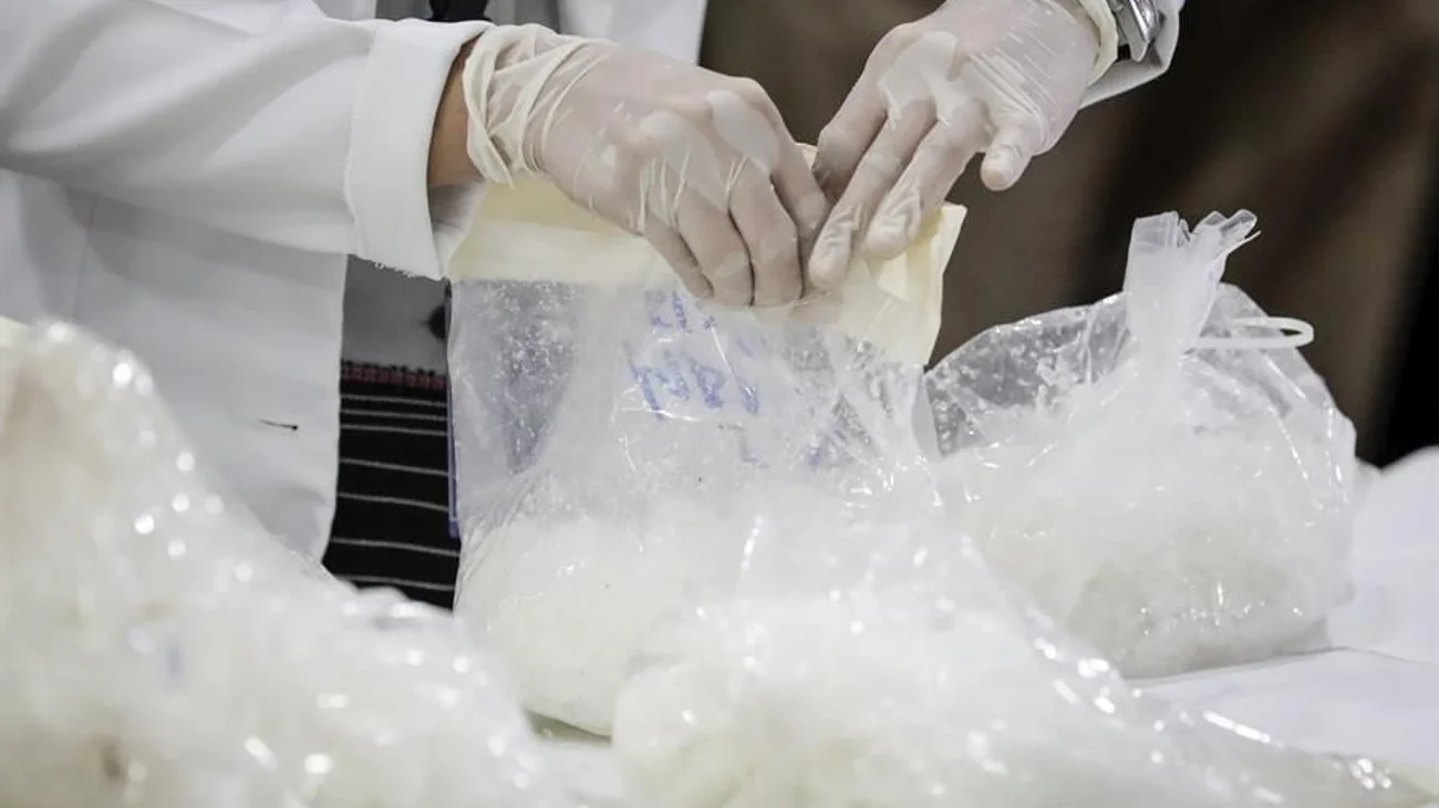 Decomisan más de media tonelada de drogas en cruce con EUA