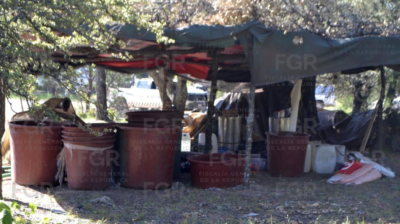 FGR desmantela un narcolaboratorio en Zacatecas