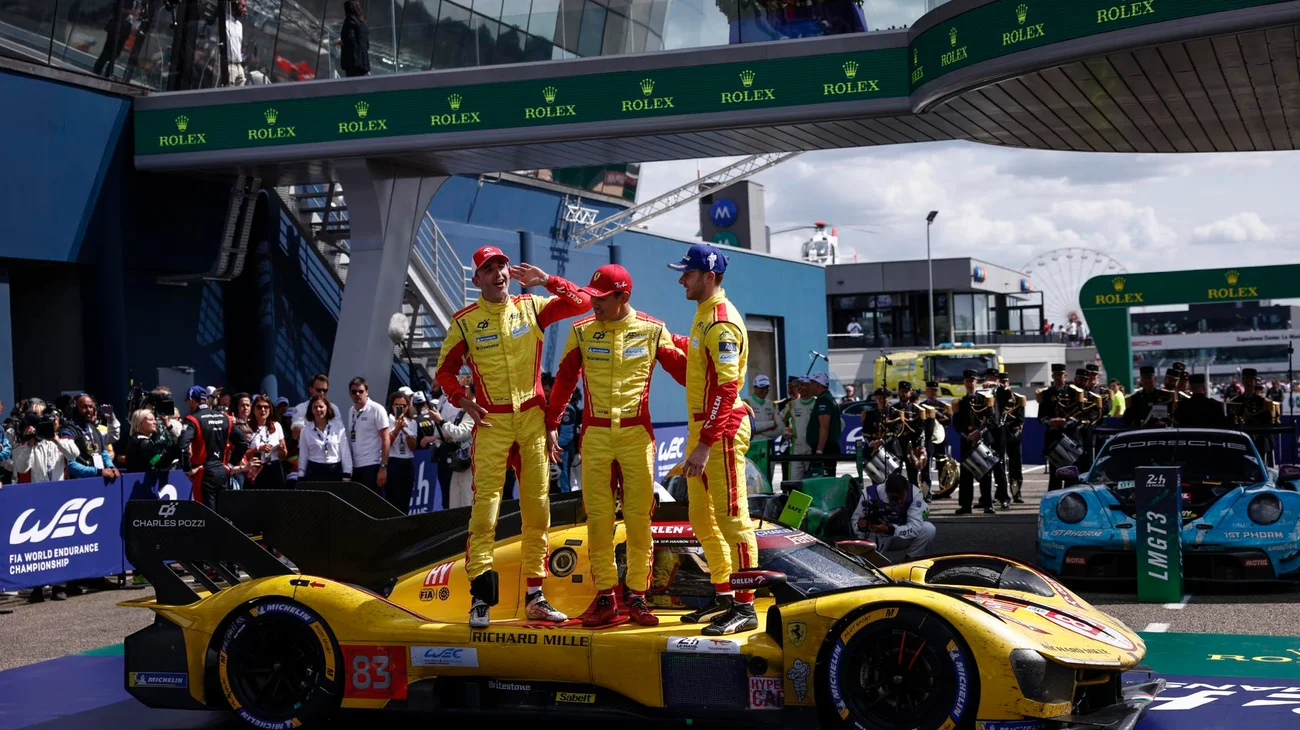 Ferrari gana las 24 Horas de Le Mans por tercer año consecutivo