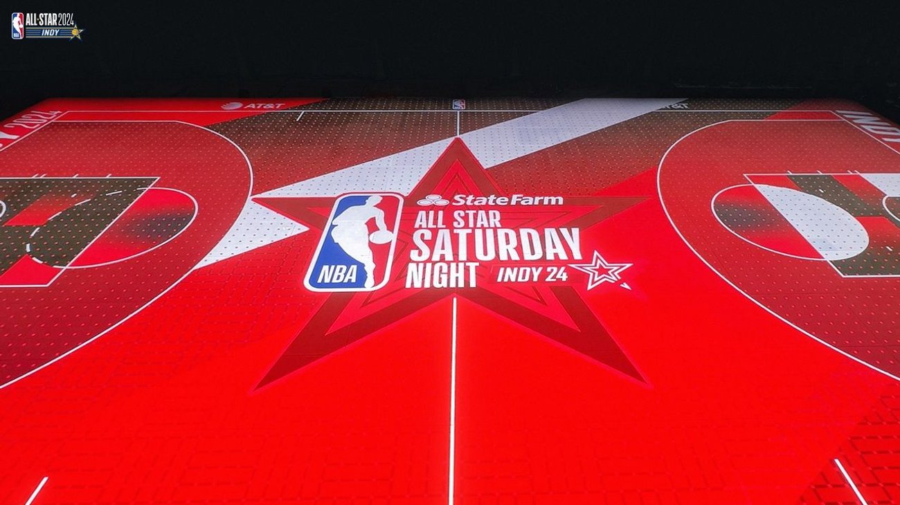 Presenta la NBA impresionante cancha led para All Stars Game