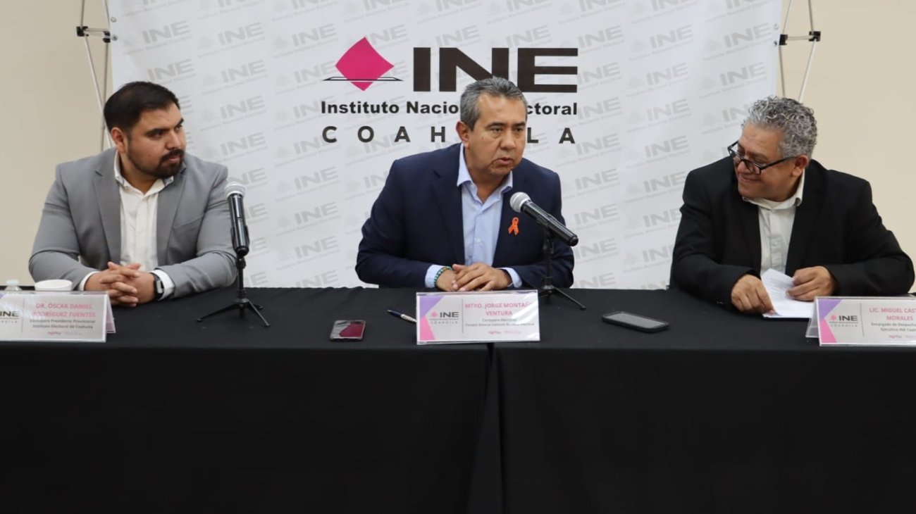 INE supervisa preparación de elecciones en Coahuila