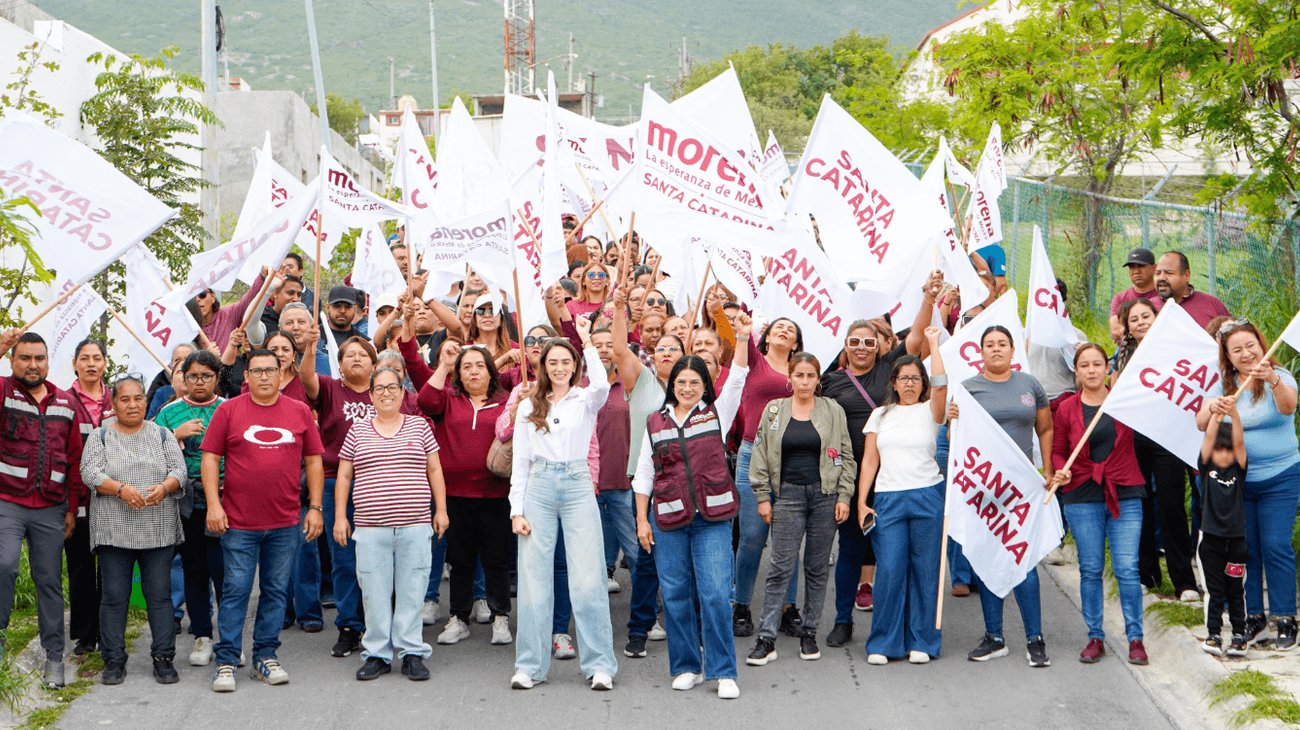 Elizabeth Galicia reúne a militantes en Santa Catarina