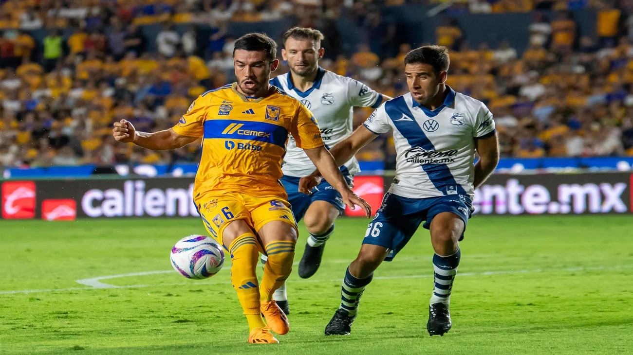 Con gol en contra anulado, Tigres empata 1-1 contra Puebla