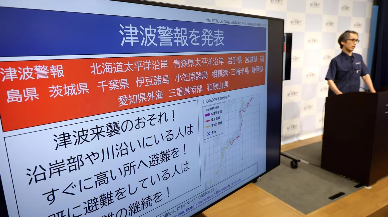 Alerta de tsunami en Japón detiene el transporte en toda la isla
