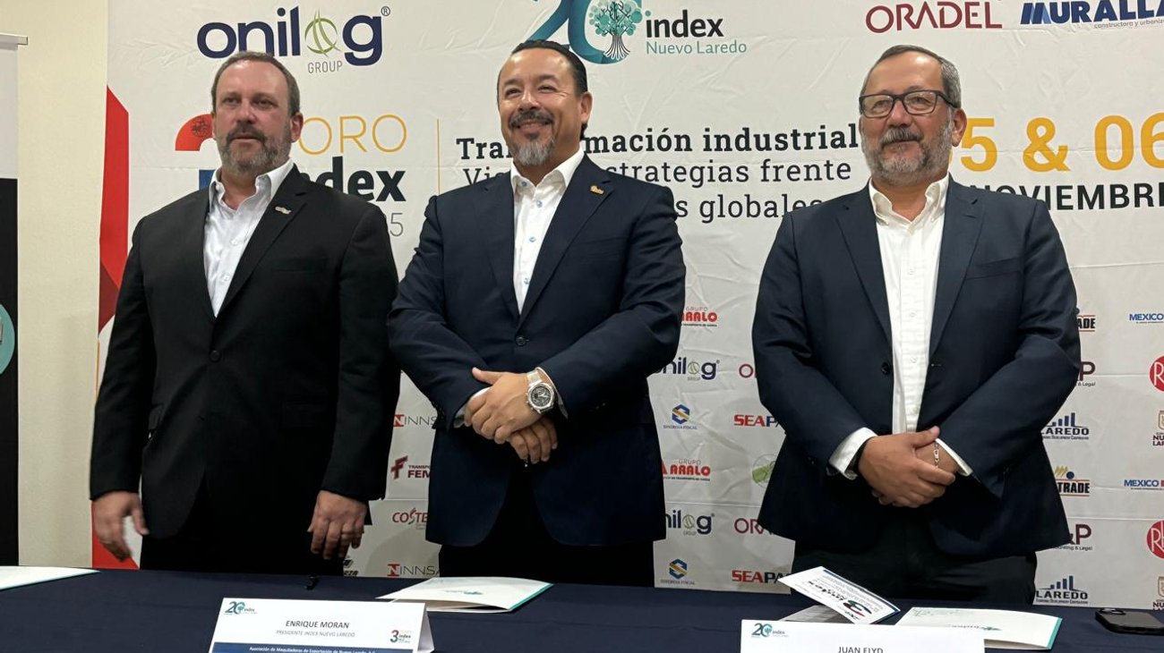 Foro Index NLD 2025 reunirá a 400 ejecutivos en Nuevo Laredo