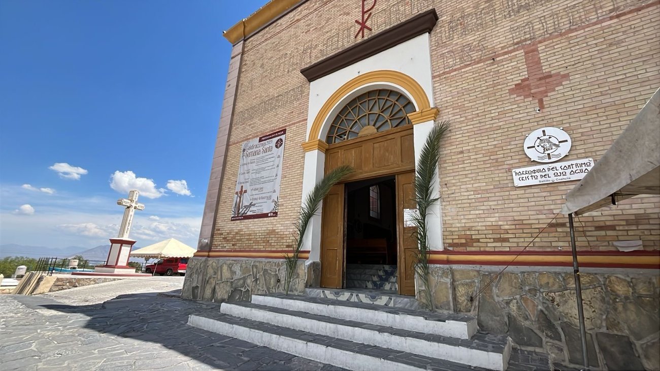 Preparan viacrucis con nueva escena en Ojo de Agua