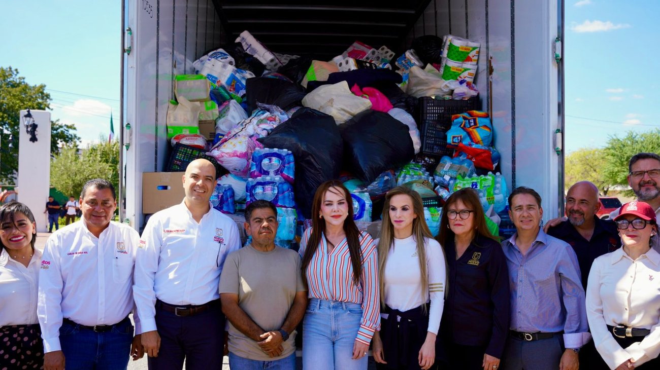 Nuevo Laredo envía 50 toneladas de ayuda a damnificados