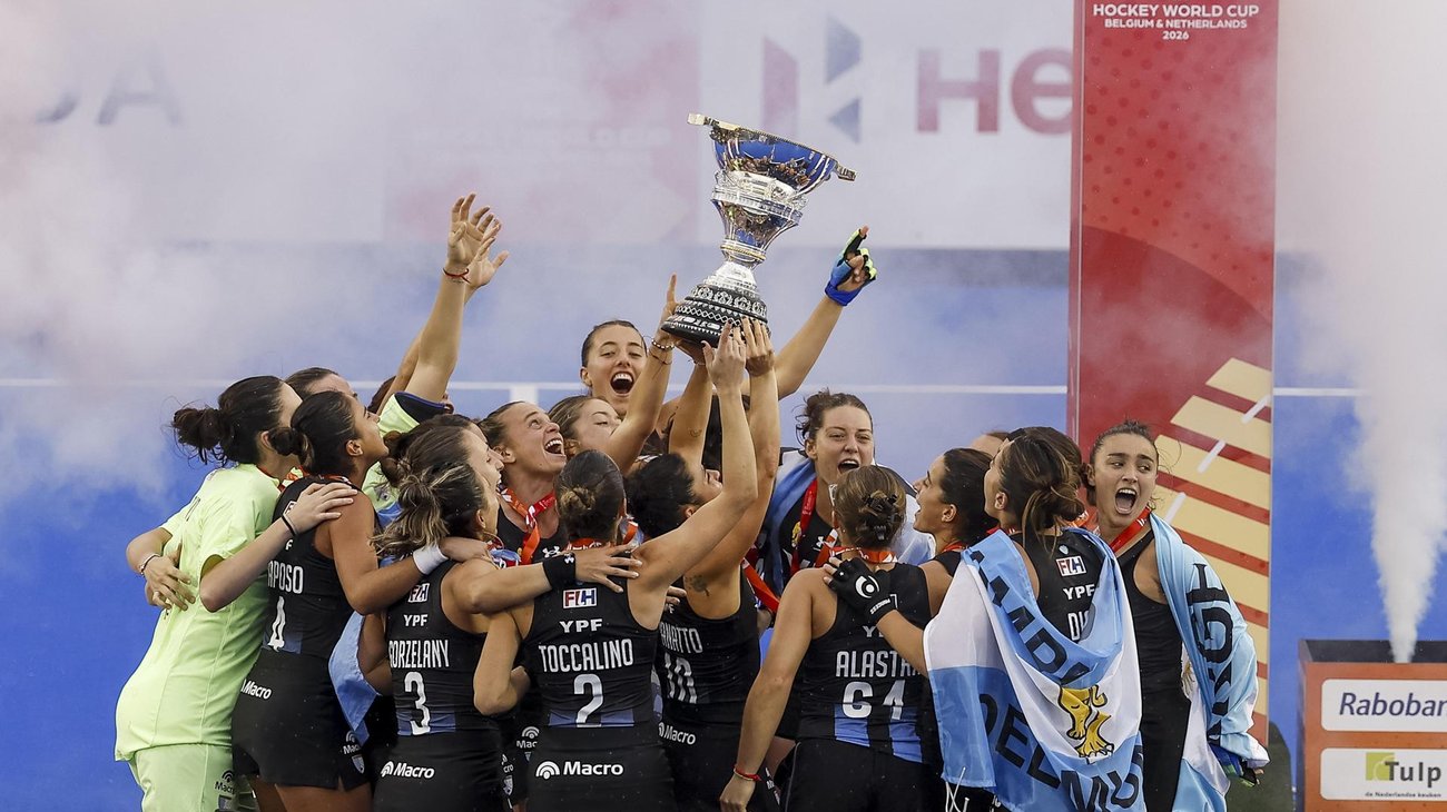Argentina conquista su tercer Mundial de hockey femenino