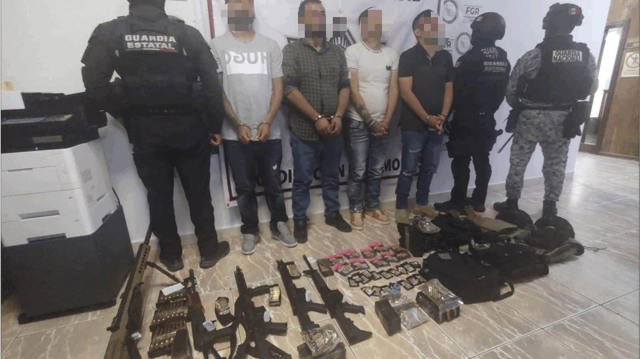 Operativo en Matamoros deja 4 detenidos y decomisos