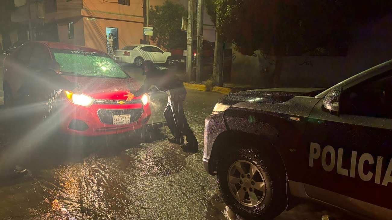 Reportan saldo blanco en Saltillo pese a intensa tormenta