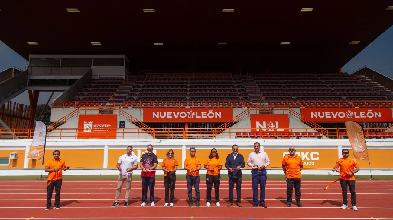  Inaugura INDE nueva imagen de la pista de atletismo del CARE