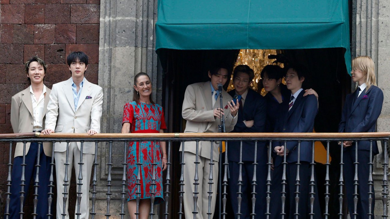 BTS mostrará detrás de cámaras de su visita a Palacio Nacional