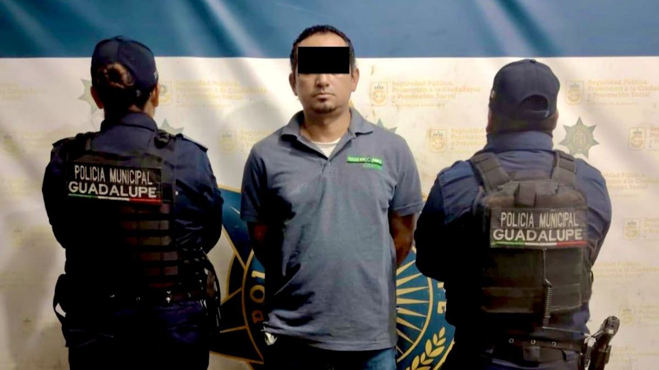 Cae en Guadalupe hombre investigado por presunto robo violento
