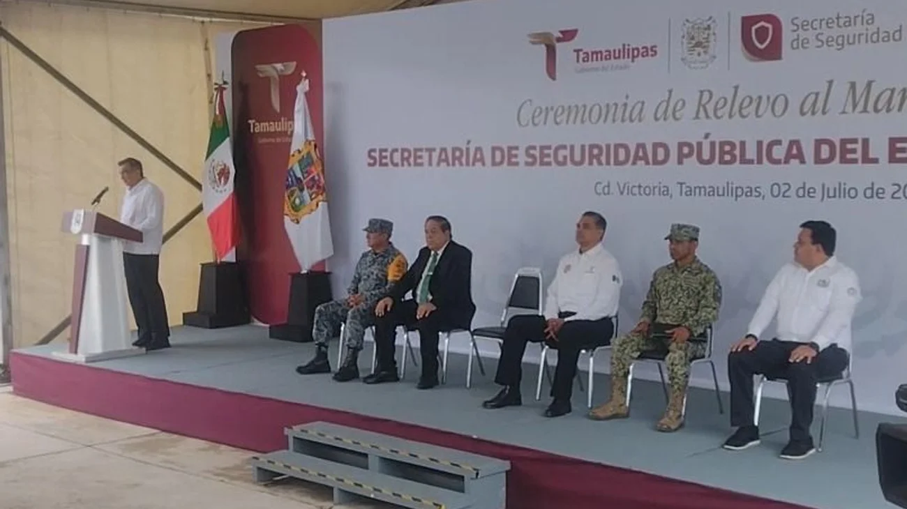 Tamaulipas realiza protesta de relevo de mando en Seguridad